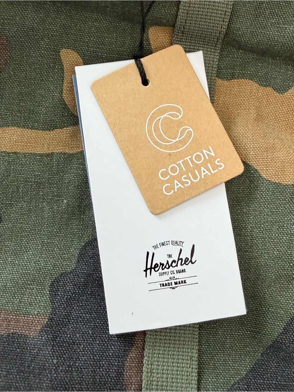 Herschel Supply Company Camo Canvas Backpack in Green & Brown - Picture 2 of 10